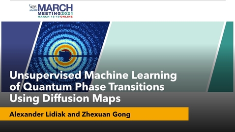 Thumbnail for Unsupervised Machine Learning of Quantum Phase Transitions Using Diffusion Maps