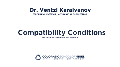 Thumbnail for MEGN514 | Compatibility Conditions 