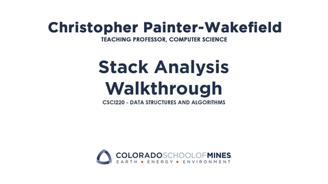 Thumbnail for CSCI220 | Stack Analysis Walkthrough