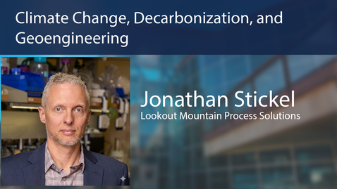 Thumbnail for Payne Institute Presents | Climate Change, Decarbonization, and Geoengineering