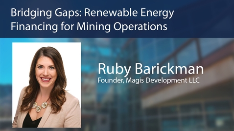 Thumbnail for Payne Institute Fall Seminar Series | Ruby Barickman