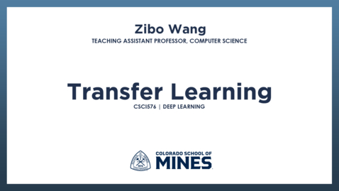 Thumbnail for CSCI576 | Transfer Learning