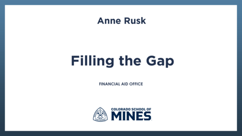 Thumbnail for Financial Aid | Filling the Gap