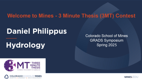 Thumbnail for 3MT | Fishing for Insight About Tomorrow's River Temperatures - Everywhere - Round 2