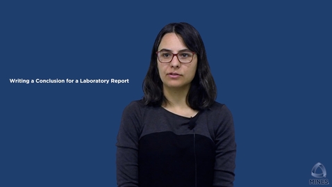 Thumbnail for Writing a Conclusion for a Laboratory Report - OER Series - Writing Center | WC OER