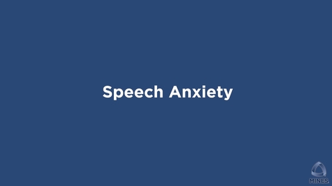 Thumbnail for Speech Anxiety - OER Series - Writing Center | WC OER