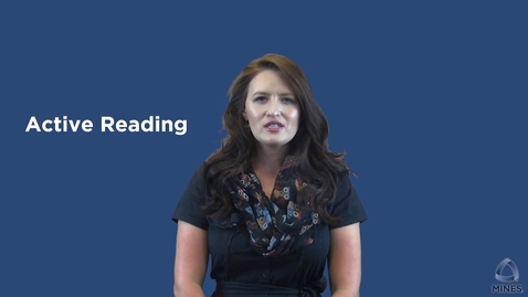 Thumbnail for Active Reading - OER Series - Writing Center | WC OER