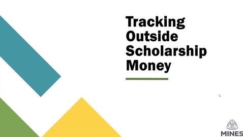 Thumbnail for Financial Aid | Tracking Outside Scholarship Money