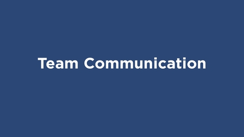 Thumbnail for Team Communication - OER Series - Writing Center | WC OER