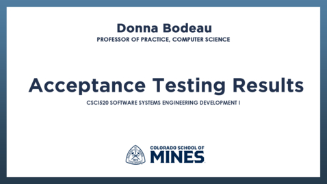Thumbnail for CSCI520 | Acceptance Testing Results