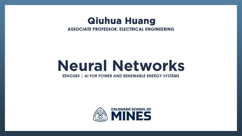 Thumbnail for EENG585 | Neural Networks
