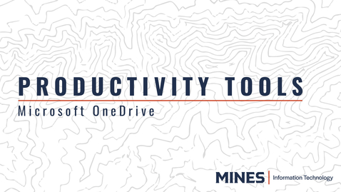 Thumbnail for Productivity  Tools: Microsoft OneDrive in Teams