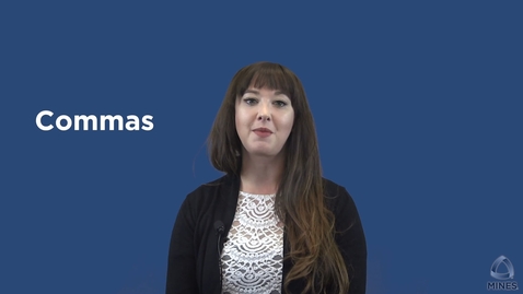 Thumbnail for Commas - OER Series - Writing Center | WC OER