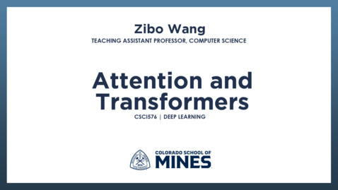 Thumbnail for CSCI576 | Attention and Transformers