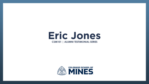 Thumbnail for CSM101 | Alumni Testimonial Series | Eric Jones
