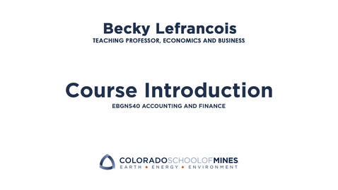 Thumbnail for EBGN540 | Course Introduction