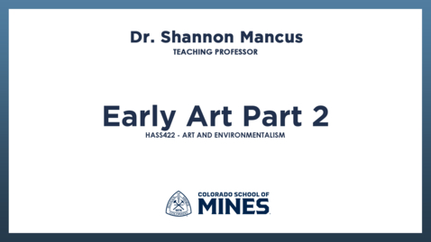 Thumbnail for HASS422 | Early Art Part 2