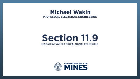 Thumbnail for EENG510 | Section 11.9
