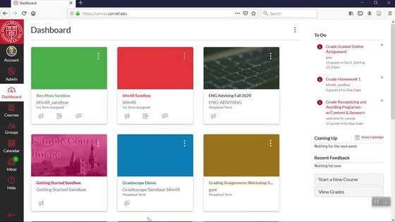 Gradescope and Canvas
