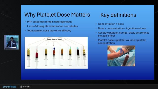 Orthobiologics: Platelet-Rich Plasma Dosing, video thumbnail
