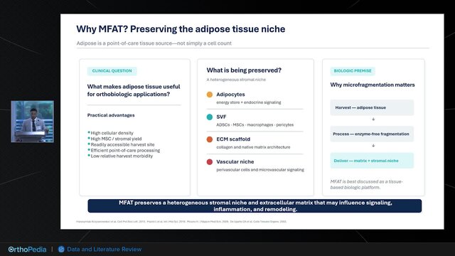 Orthobiologics: Literature Review on Microfragmented Adipose Tissue, video thumbnail