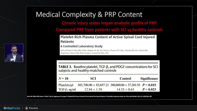 Orthobiologics: Biology of a Platelet and the Science of PRP, video thumbnail