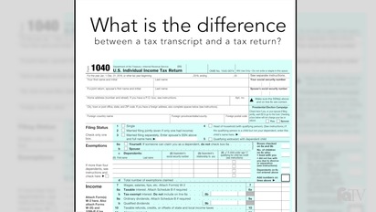 What Is The Difference Between A Tax Transcript And A Tax