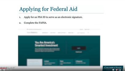 Fsa Id Fafsa Cscc Financial Aid Basics Columbus State