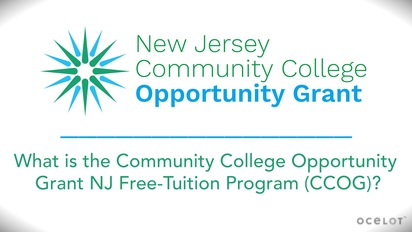 What Is The Community College Opportunity Grant Nj Free Tuition