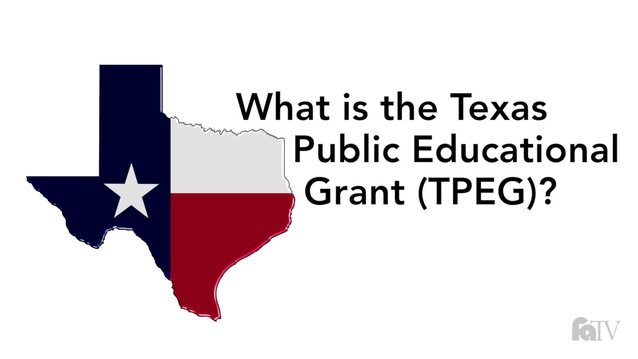 What is the Texas Public Educational Grant (TPEG)?