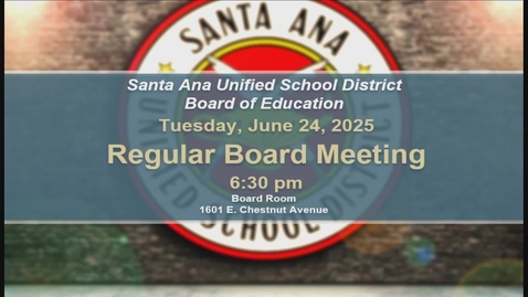 Thumbnail for Regular Board Meeting June 24, 2025