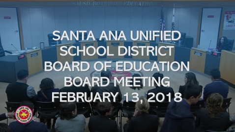 Thumbnail for Board Meeting February 13, 2018