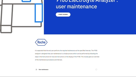 Thumbnail for 9180 Electrolyte Analyzer - User maintenance