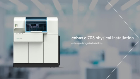 Thumbnail for cobas pro integrated solutions - cobas c 703 physical installation