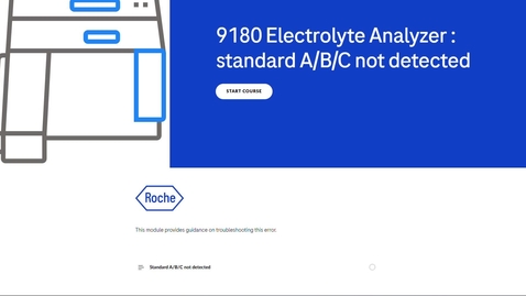 Thumbnail for 9180 Electrolyte Analyzer - Standard ABC not detected