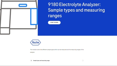 Thumbnail for 9180 Electrolyte Analyzer - Sample types and measuring ranges
