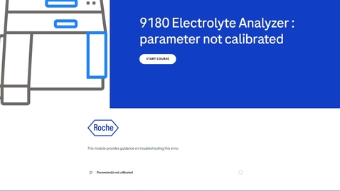 Thumbnail for 9180 Electrolyte Analyzer - Parameter not calibrated