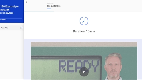 Thumbnail for 9180 Electrolyte Analyzer - Preanalytics