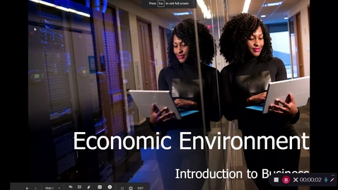 Thumbnail for entry BA 101A Ch. 2 Economic Environment