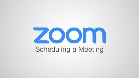 Thumbnail for entry Scheduling a Meeting.mp4