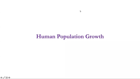 Thumbnail for entry Lecture 2.3: Human Population Growth