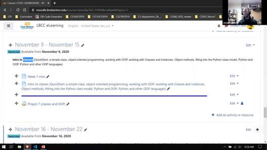 CS161: What are classes in programming languages