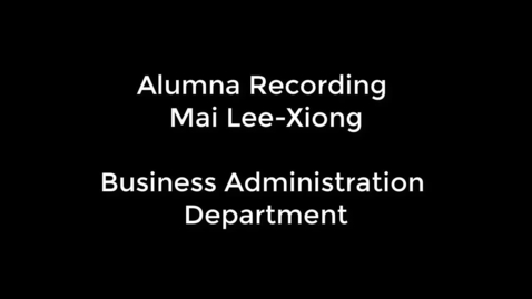 Thumbnail for Mai Lee-Xiong  - LEAD3400 - CC