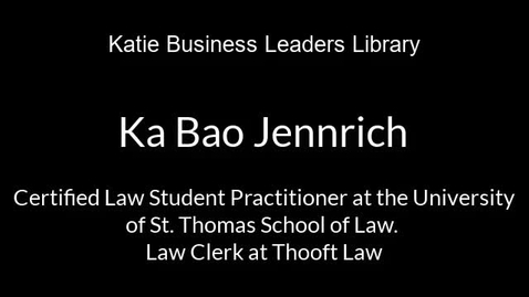 Thumbnail for Ka Bao Jennrich - CC