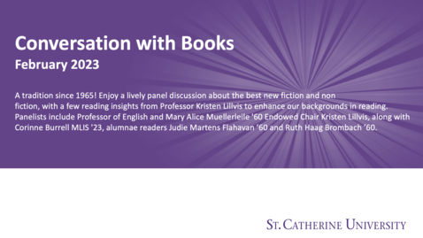 Thumbnail for Conversation with Books - February 2023
