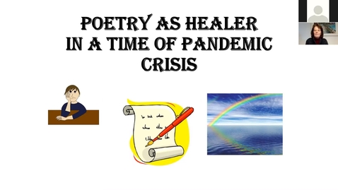 Thumbnail for entry  Geri Chavis - Poetry as a Healer in a Time of Pandemic - CC