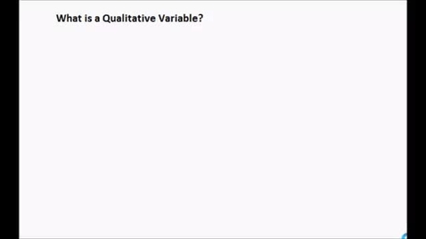 Thumbnail for What is a Qualitative Variable