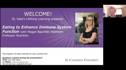Thumbnail for Eating to Enhance Immune System Function - CC