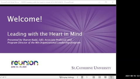 Thumbnail for Leading with the Heart in Mind - CC