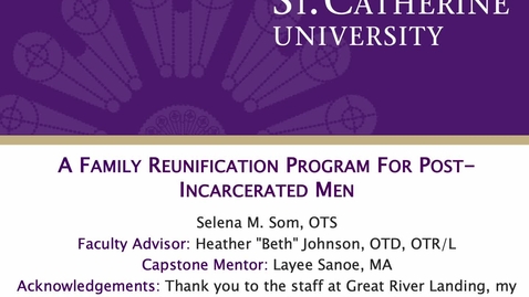 Thumbnail for A Family Reunification Program for Post-Incarcerated Men